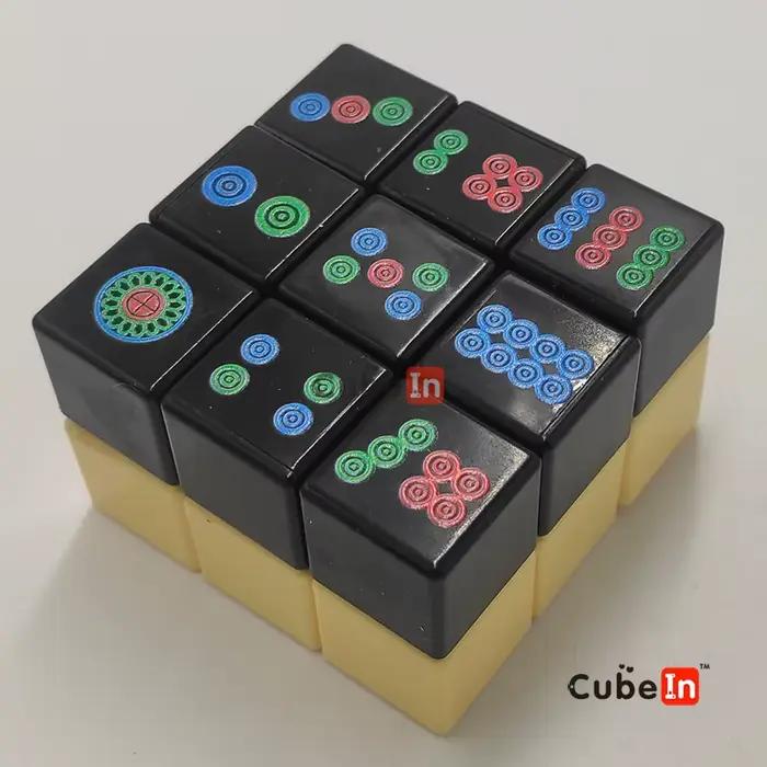 Lanlan 2x3x3 Cube de dés 2x3x3 Cube de dés Mahjong