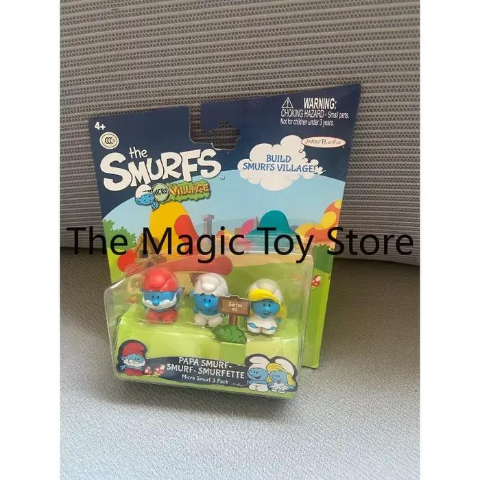 Figurine originale des Smurfs en forme de maison champignon