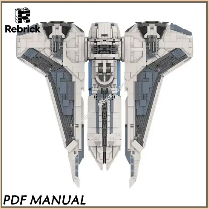 Ensemble de construction MOC de vaisseaux spatiaux de combat