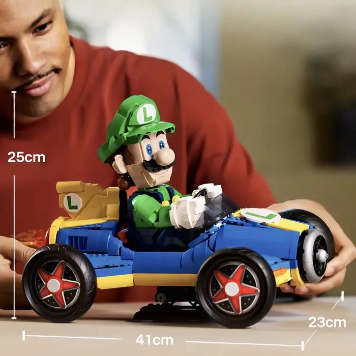 2026 Hot Toys 2234Pcs Marioed Standard Kart Mach 8 Modèle de blocs de construction, Jouets de voiture de course de jeu classique, Cadeaux d'anniversaire et décorations