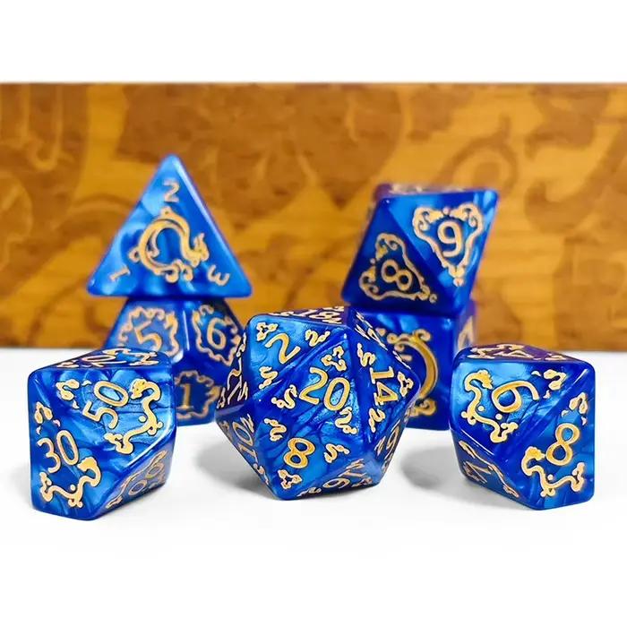 7 pièces DND dés 7 pièces/ensemble Dragon motif dés polyédriques jeu de rôle D & D TRPG jeu de société dés comme cadeau accessoires de divertissement
