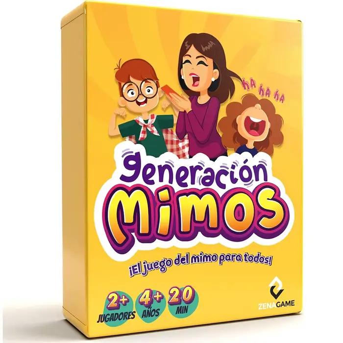 Generación Mimos Juego de Mesa Familiar Divertido con 400 Mímicas para Enfants et Adultos