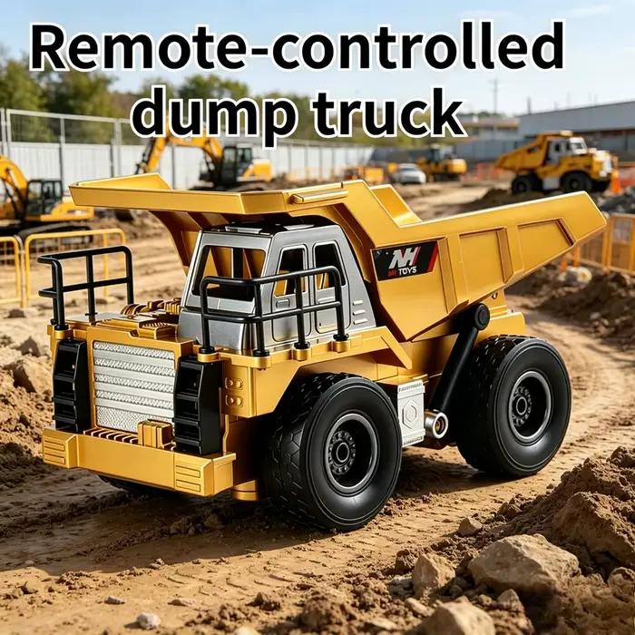 Camion benne lourd télécommandé RC avec levage automatique de la benne