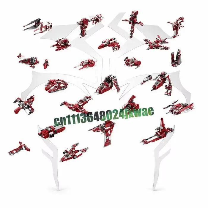 472 pièces Modèle MOC Republic Gunship, Puzzle personnalisé à assembler soi-même, Blocs de construction éducatifs, Collection de batailles spatiales, Cadeaux à exposer