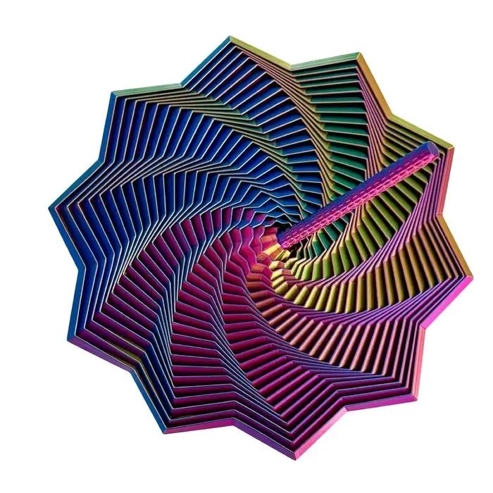 Modèle d'étoile sensorielle 3D imprimée en 3D