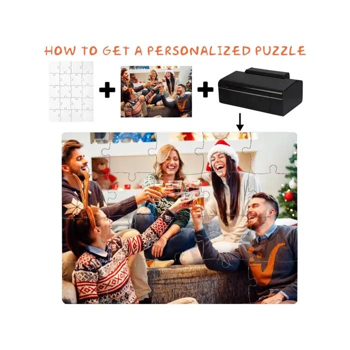 Puzzles vierges par sublimation
