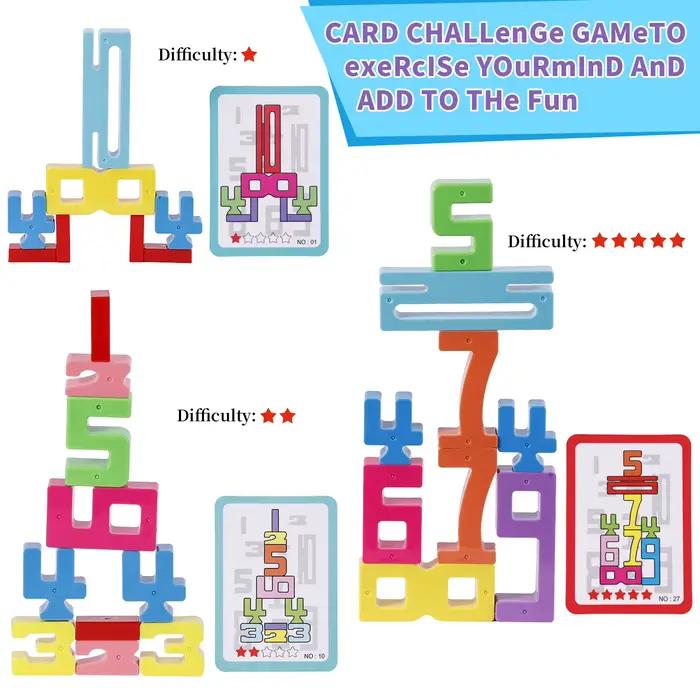 Nouveaux blocs de construction numériques jouets éducatifs pour enfants, jouets de blocs de construction de couleur à grosses particules pour l'éducation précoce des bébés, cadeau