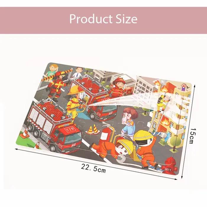 Économie 30 pièces Montessori 3D Puzzle dessin animé Animal en bois