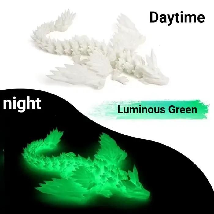 15cm 3D imprimé avec ailes mobiles Dragon Joint mobile Fidget jouet rotatif articulé bureau ornement