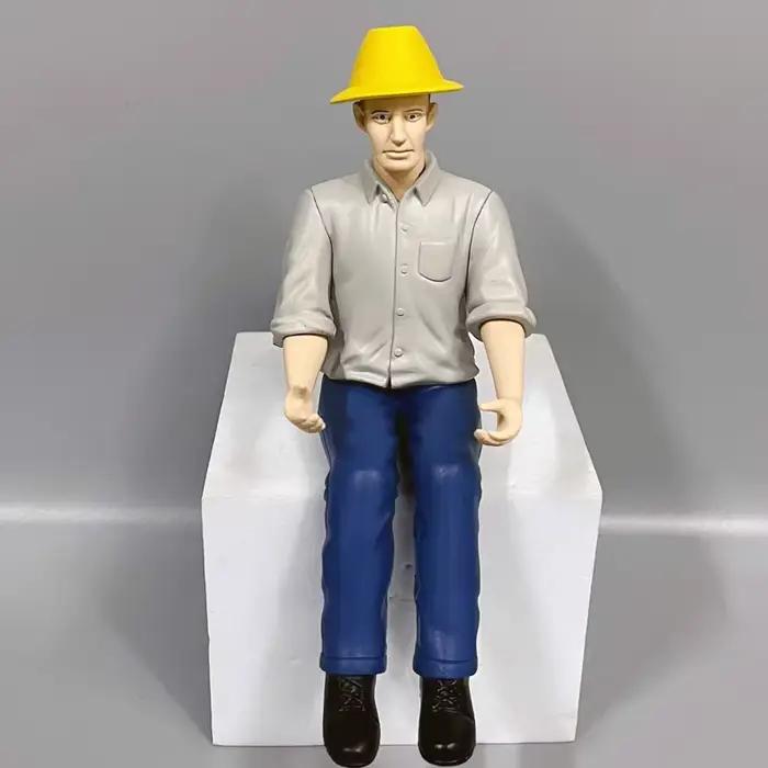 Modèle de figurine de conducteur solide réaliste pour camion RC-jouet de collection pour garçons
