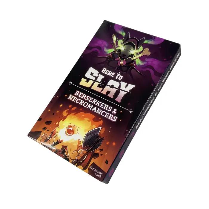 Here to Slay Card Game Here to Sleigh Holiday Expansion Pack Jeu de cartes de rôle stratégique 2-6 joueurs