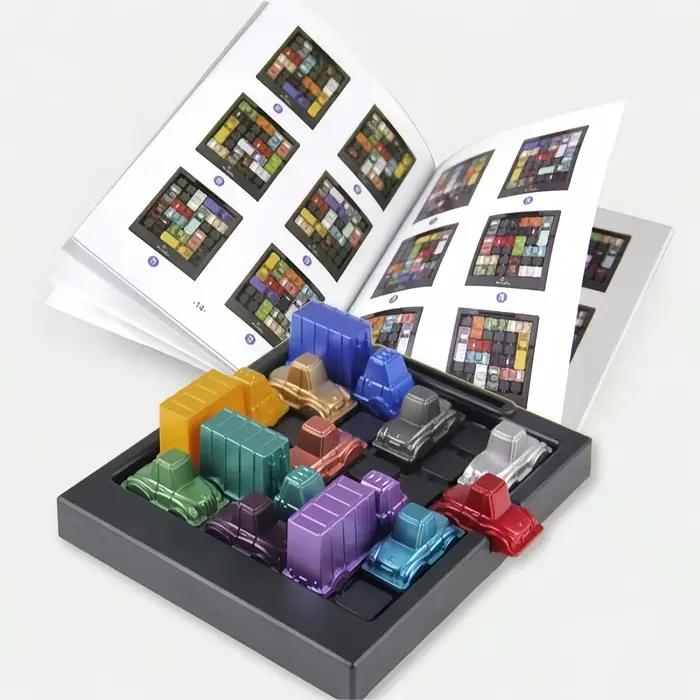 Jeu de confiture de circulation Rush Hour-Puzzle logique cérébrale classique pour enfants