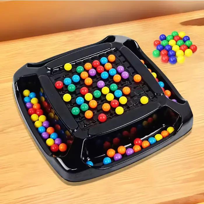 Fun Rainbow Solitaire : un jeu de société interactif et familial pour deux joueurs.