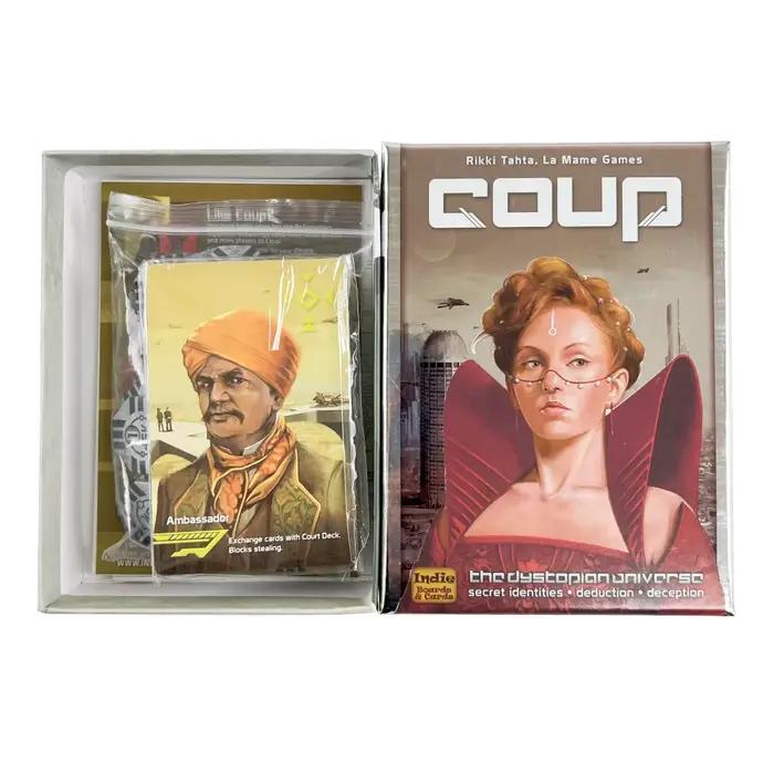 Jeu de société Coup, jeu de fête Bluffing amusant et rapide pour 2 à 6 joueurs