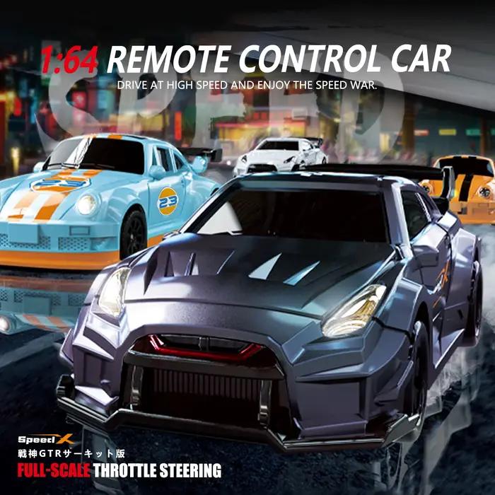 Voiture télécommandée miniature 1/64 en alliage
