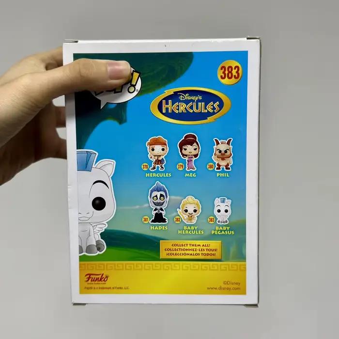 Funkos Disney Hercules Bébé Hercule # 382 Héros # 378 Bébé Pégase # 383 figurines d'action en vinyle, collection de jouets, poupées