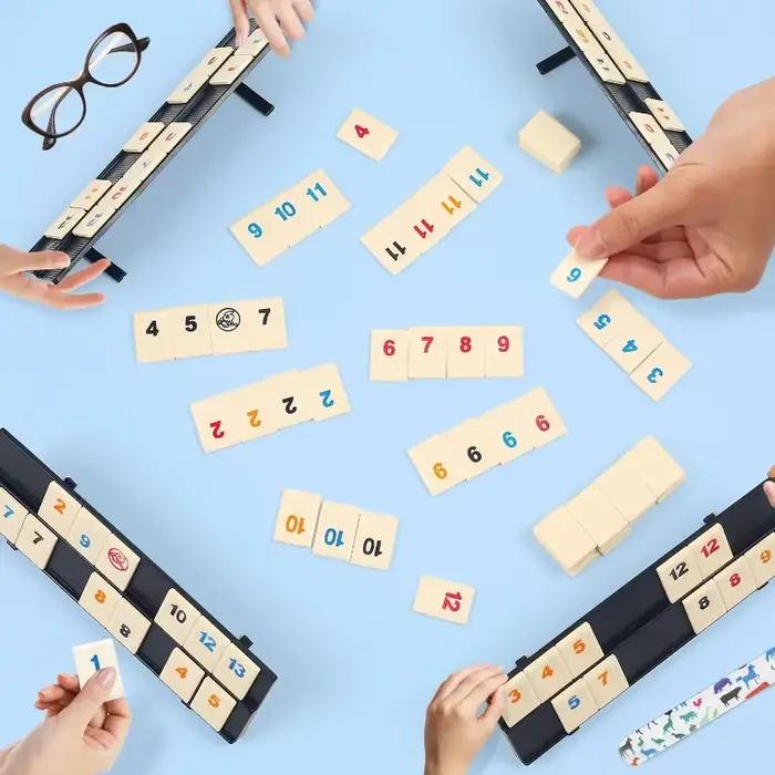 1 Jeu de Mahjong israélien numérique, cartes de Mahjong, jeu de société, jouets de loisirs, jeux de société multijoueurs, accessoires de jeu de société, jeu de fête pour adultes