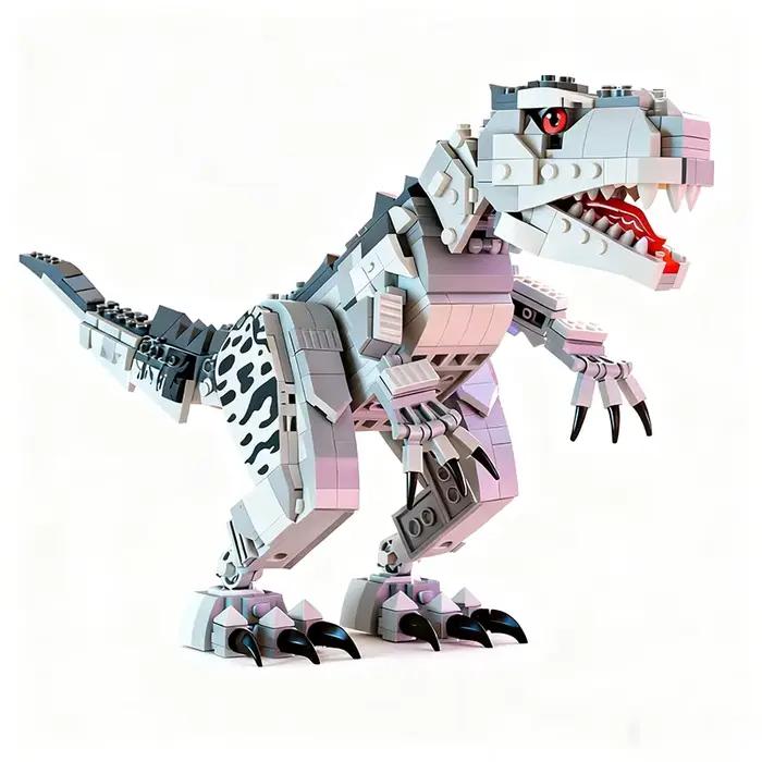 Blocs de Construction de dinosaures préhistoriques, ensemble de Construction d'animaux, modèle T Rex, jouets éducatifs, cadeau de noël pour garçons et enfants
