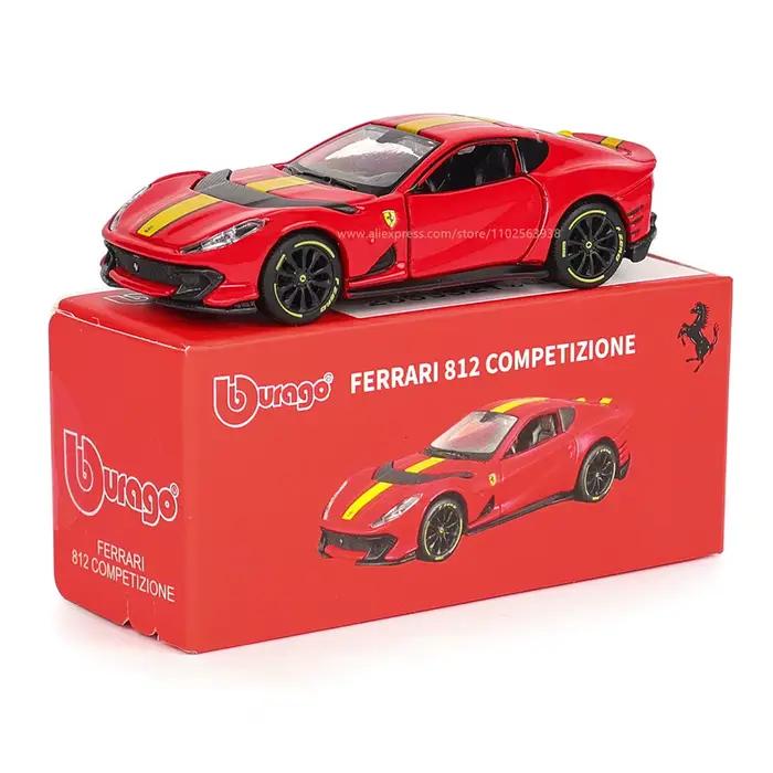Bburago-Modèle de voiture Ferrari authentique pour enfants