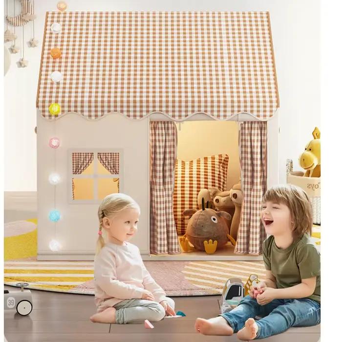 Tente pliante pour enfants château de jeu pour garçons filles décor de chambre de bébé jeux d'interaction intérieur cadeaux pour enfants tentes jouets