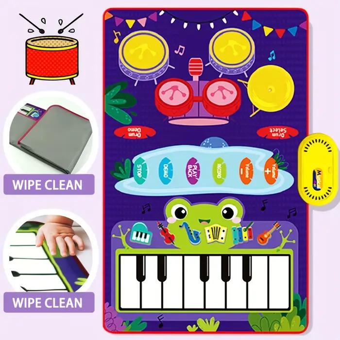 Tapis de jeu pour piano et batterie