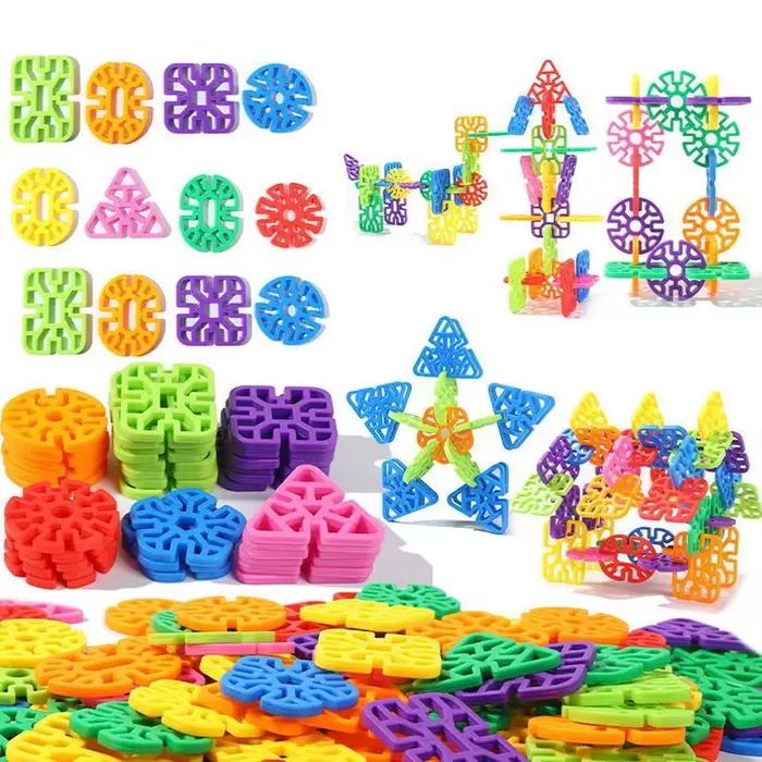 Blocs de construction géométriques Montessori pour enfants