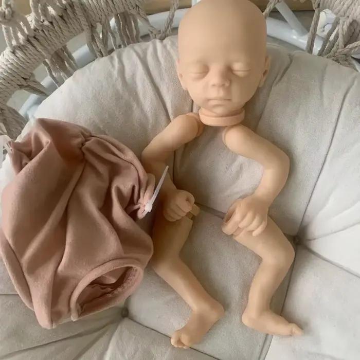 Kit de pièces de beurre vierges non peintes pour nouveau-né