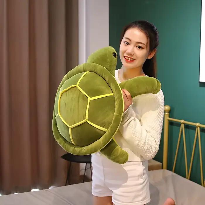 Jouet en peluche tortue de mer douce pour enfants