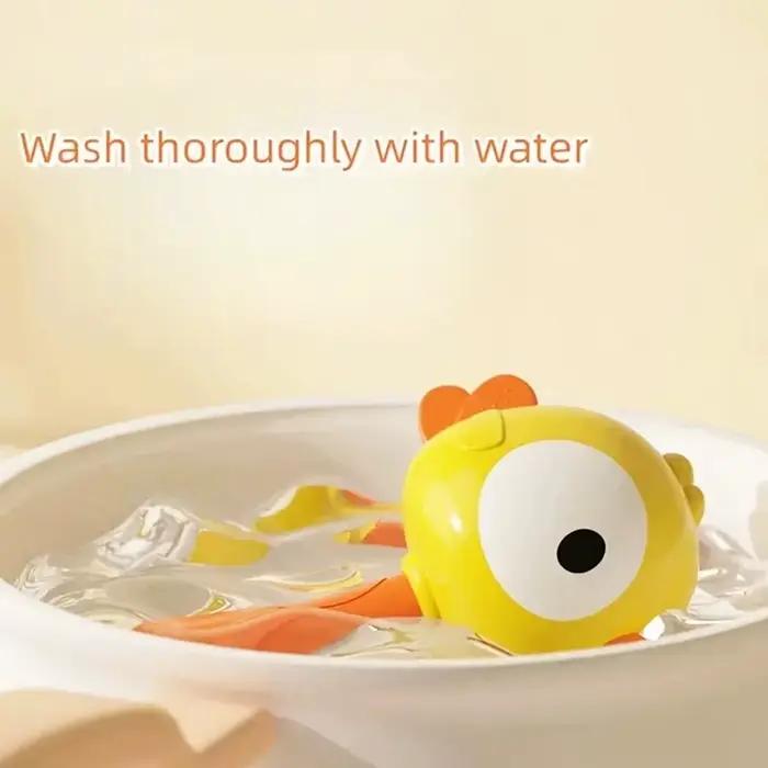 Hochet de dessin animé animal de compagnie en plastique ABS pour éveil sensoriel nouveau-né cadeau anniversaire noël