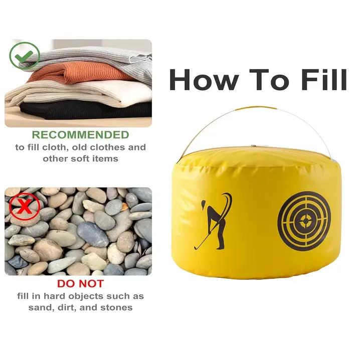 Sac de frappe de Golf, sac de frappe polyvalent Portable, amélioration de la force, exercice de précision, Kit de balançoire pour aide aux débutants
