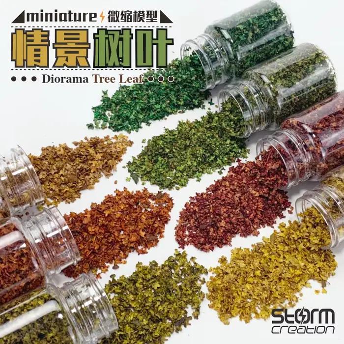 Kit de modèle de feuille d'arbre Miniature de Simulation de 33ml