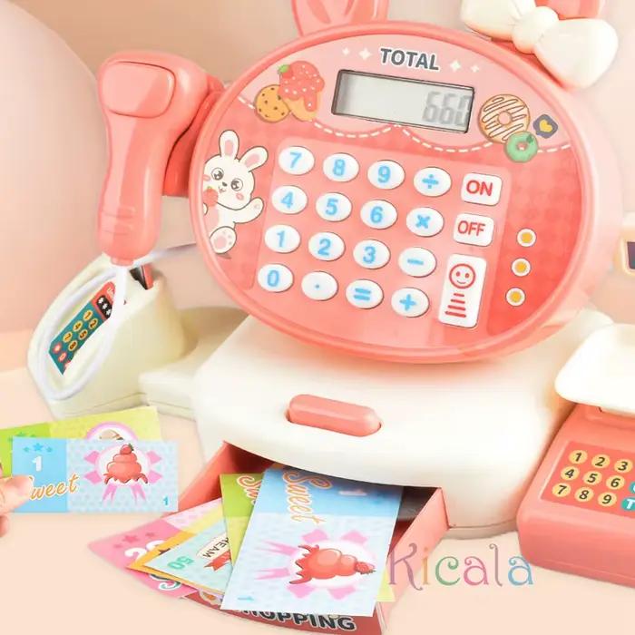 Enfants Shopping caisse enregistreuse jouets Mini marché récepteur ensemble calcul