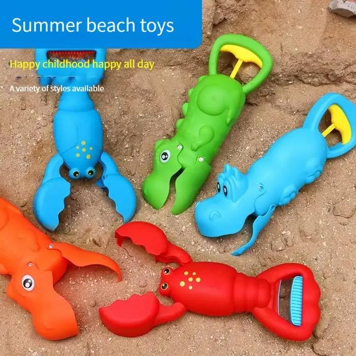 Jouets de bain pour bébé, jouets de plage, jeu de sable, attrape-griffes de homard coloré, piscines et plein air, jeu éducatif