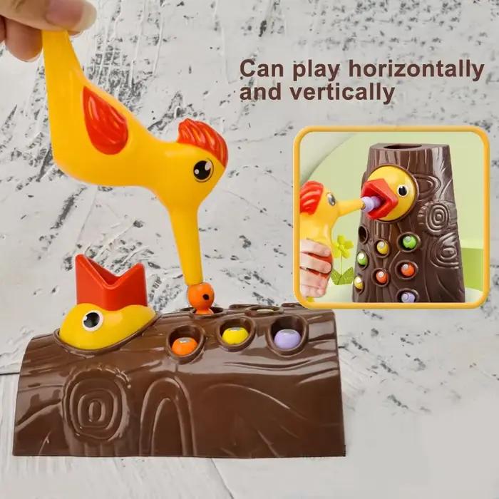 Jouets éducatifs Montessori pour enfants, pic, capture de vers, jeux magnétiques pour enfants en bas âge, développement des bébés, planche occupée