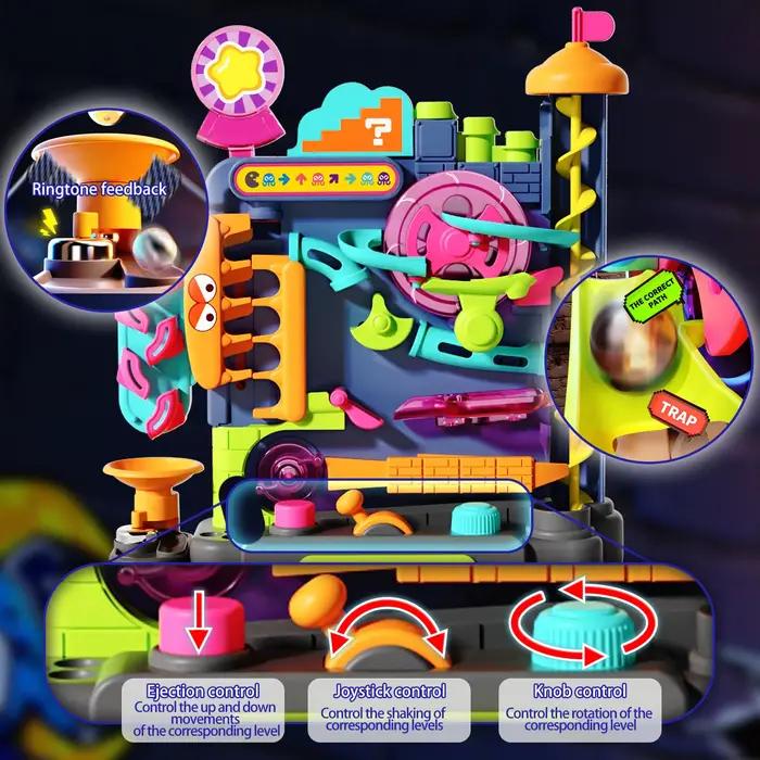 Jeu de piste de billes interactif