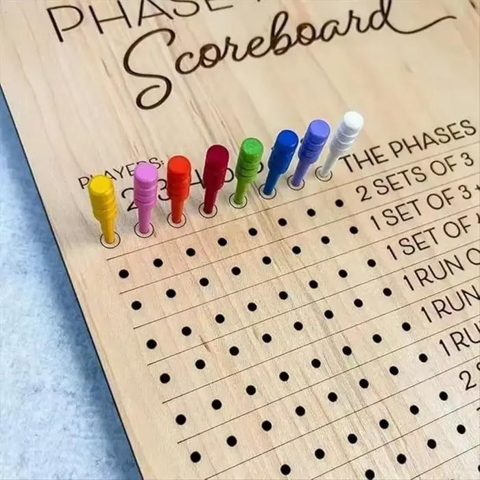 Nouveau Tableau de Score Phase 10 2026 - Carte