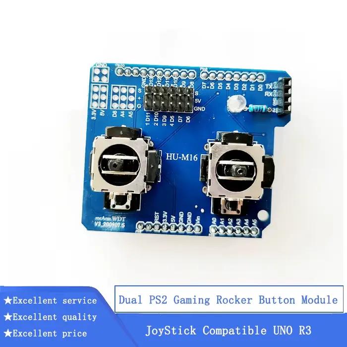 Blocs de construction électroniques, module de bouton de joystick de jeu PS2 bidirectionnel, JoyStick compatible avec UNO R3