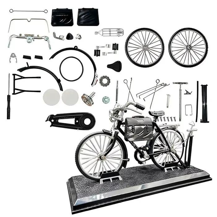 Modèle de vélo rétro à assembler