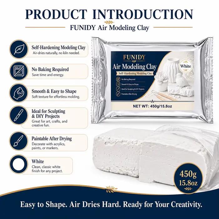 Argile à séchage à l'air 450g