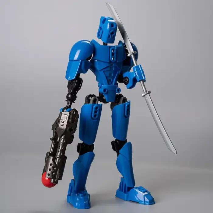Bricolage MOC multi-articulation mobile biochimique Kanohi squelette jouet pour enfants Robot armure polyvalente poupée guerrier pour cadeaux