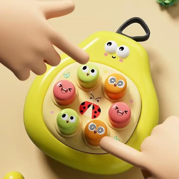 Mini jeu de tape-taupe de dessin animé pour exercer les réflexes