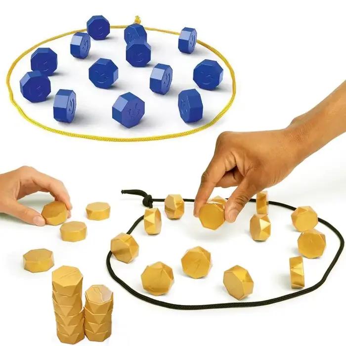 Jeu interactif de pierres magnétiques pour la famille et les enfants – Jeu de société de stratégie