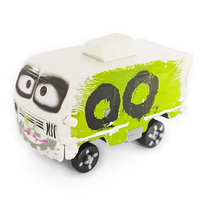 Pixar Cars 3 2 Voitures miniatures en métal Lightning McQueen Jackson Mr. Destruction Harvester Bulldozer 1:55 Jouets pour enfants Voitures Cadeaux