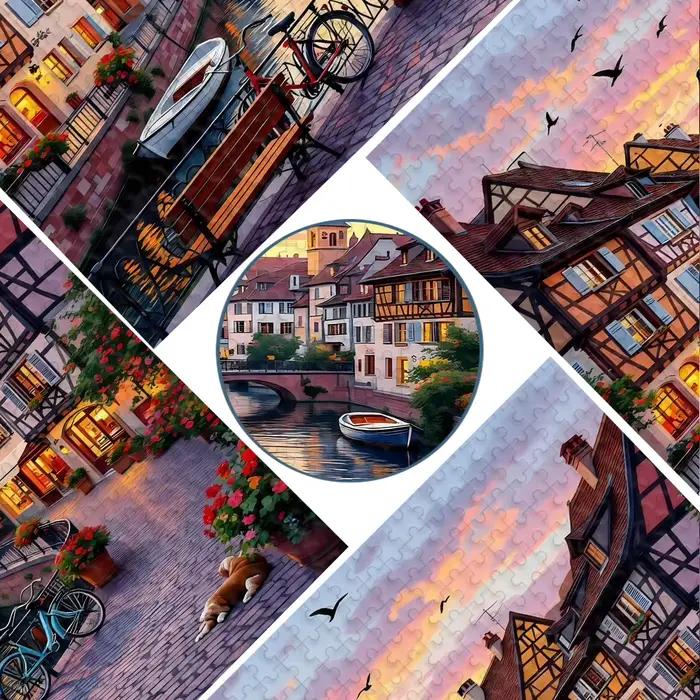Un puzzle de haute qualité de 500/1000 pièces, parfait pour les adultes, est un jeu familial amusant qui aide à soulager le stress et est idéal pour les anniversaires.