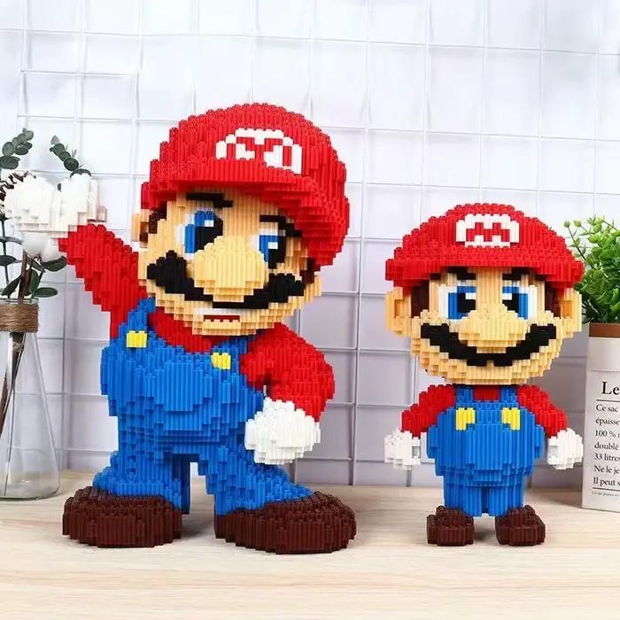 Blocs de construction géants de 35 cm, jouets pour enfants, briques à petites particules, décoration de bureau, cadeaux d'anniversaire pour enfants et adultes, collection