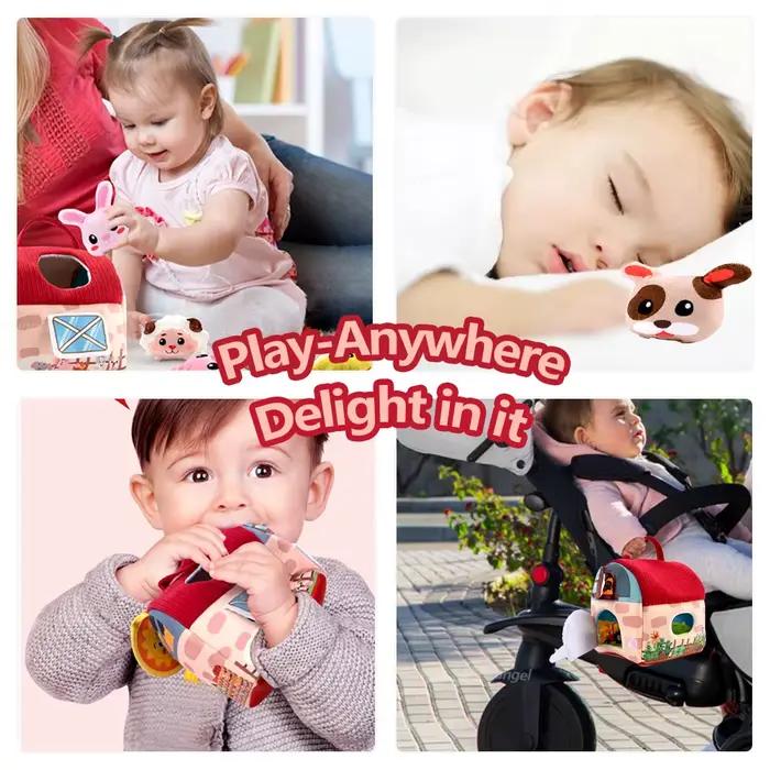Jouets en peluche animaux de la ferme pour tout-petits