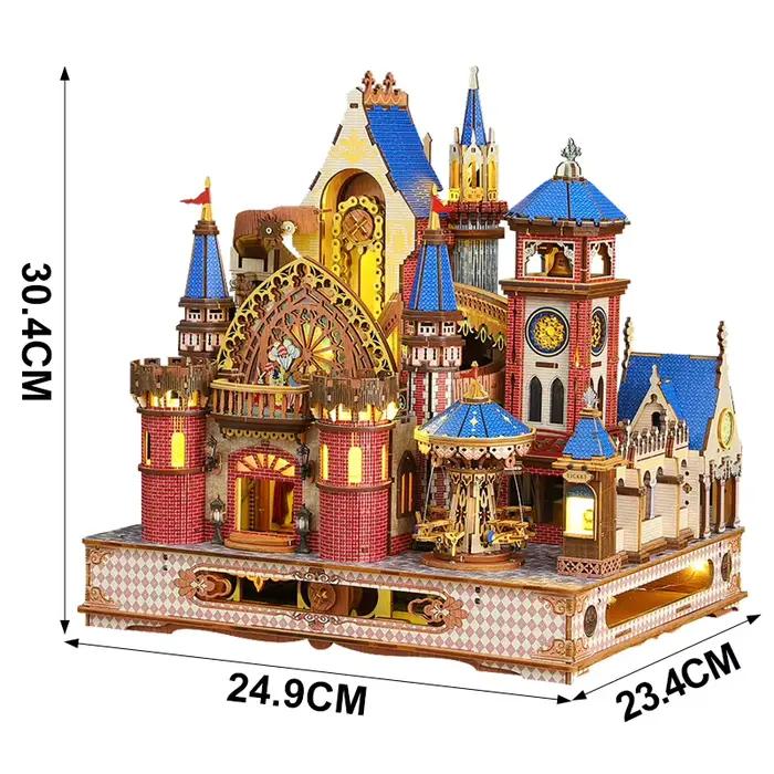 Nouvelles figurines rétro en bois du château d'Annecy