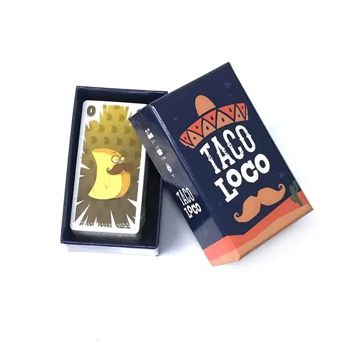 Jeux chauds TACOLOCO Crazy Taco stratégie jeu d'échiquier familial 2-5 personnes jeu de cartes de fête décontracté en chinois et en anglais