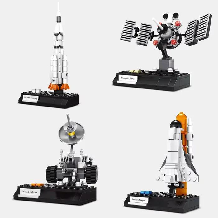 Figurines d'astronome d'exploration spatiale