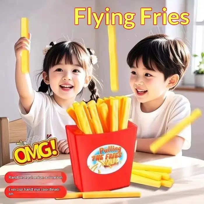 Nouveau produit : Jouet de farce créatif et interactif en forme de frites, jeu de bureau amusant, idéal pour les fêtes et les festivals